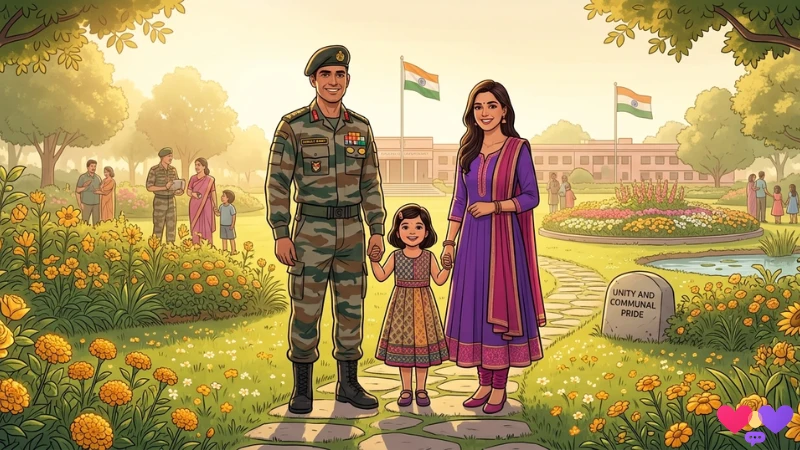 फौजी परिवार — एकता और प्यार