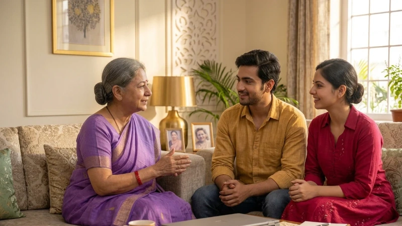 saas bahu ke rishte mein pati aur bete ki sahi bhoomika